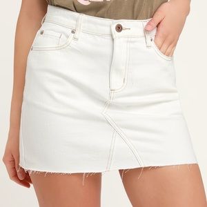 Pistola white denim skirt